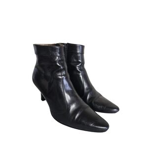 Cole Haan AVA Women’s Size  Black Calf Leather High Heel Ankle Boots